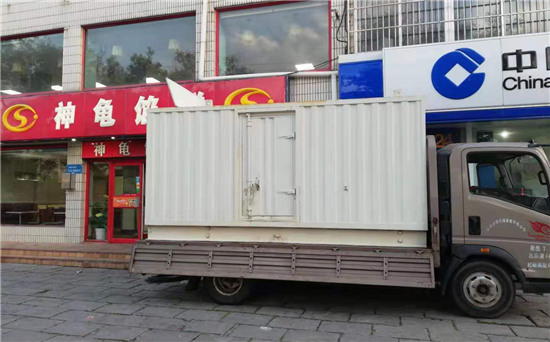 芮城出租发电机施工案例